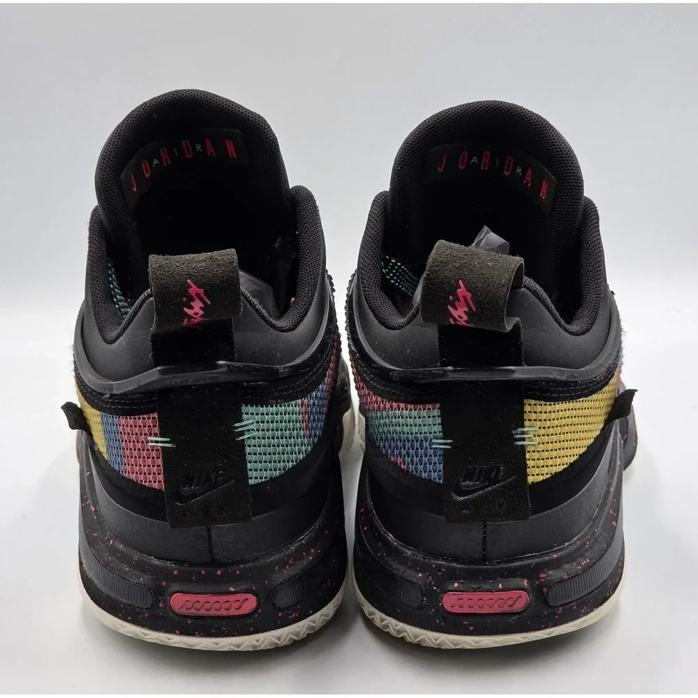 Air‎ Jordan 36 XXXVI Low Black Multi Color DH0833-063 Mens 8 Basketball Shoes